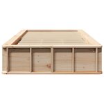 vidaXL Cadre de lit Pin massif 210 x 118 x 30 cm Pin massif