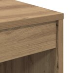 vidaXL Bureau Chêne artisanal 80 x 40 x 76 cm