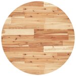 vidaXL Dessus de table rond Ø70x4 cm bois massif d'acacia