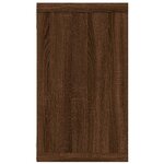 vidaXL Étagères murales cubiques 4 Pièces Chêne marron 80x15x26 5 cm