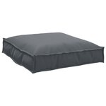 vidaXL Coussin de palette pour siège anthracite 70 x 70 x 12 cm en tissu Oxford