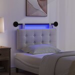 vidaXL Tête de lit suspendue Gris nuage Tissu