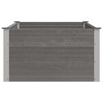 vidaXL Lit surélevé de jardin WPC 150x100x54 cm Gris
