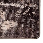 vidaXL Coureur de Tapis MARSA Noir 100 x 250 cm Polyester et PVC