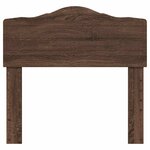 vidaXL Tête de lit Chêne brun 80 cm Bois d'ingénierie