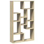 vidaXL Bibliothèque chêne sonoma 72x20x120 5 cm bois d'ingénierie