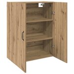 vidaXL Armoires Murailles 2 Pièces chêne artisanal 69 5 x 34 x 90 cm