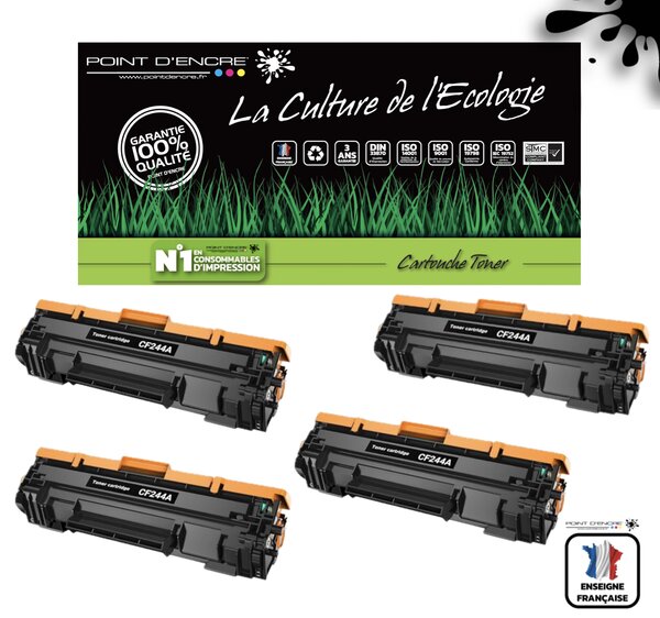 CF244A/44A -X 4 Noir - Grande capacité
