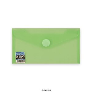 Lot de 20 enveloppes verte avec fermeture velcro 125x225 mm v-lock