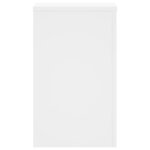vidaXL Supports pour plantes 2 Pièces blanc 30x30x50 cm bois d'ingénierie