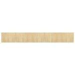 vidaXL Tapis rectangulaire naturel clair 70x500 cm bambou