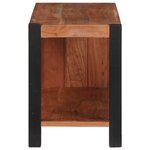 vidaXL Étagère Marron 80 x 30 x 40 cm Bois d'acacia massif