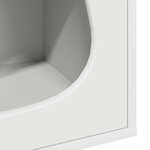 vidaXL Maison pour chat Blanc 42 5 x 40 x 53 5 cm Bois d'ingénierie