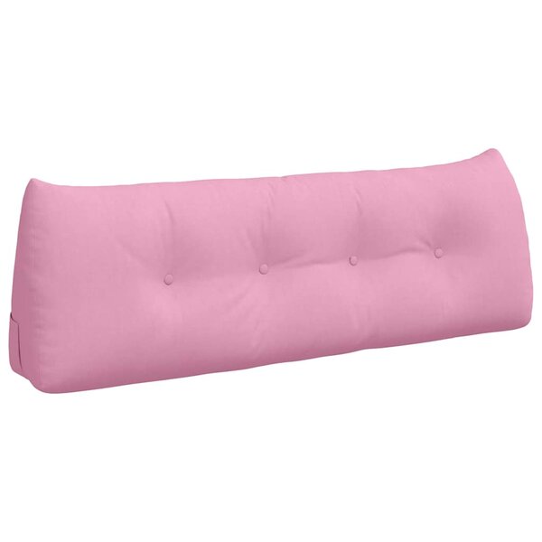 vidaXL Coussin de Dos Rose 140 x 24 x 50 cm tissu