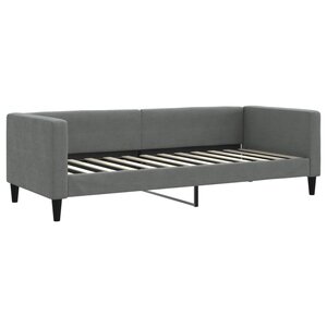 vidaXL Lit de repos gris foncé 80x200 cm tissu