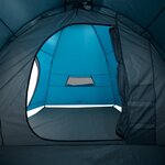 vidaXL Tente de camping 8 personnes bleu imperméable