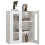 vidaXL Armoire murale suspendue Blanc 69 5x34x90 cm