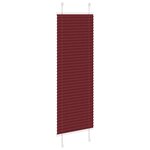 vidaXL Store plissé rouge bordeaux 40x100 cm largeur du tissu 39 4 cm