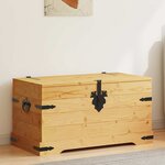 vidaXL Coffre de rangement Pin mexicain Gamme Corona 91x49 5x47 cm