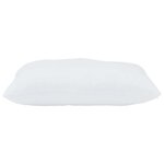 vidaXL Oreiller Blanc 85gsm 100  polyester