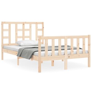 vidaXL Cadre de lit sans matelas 120x200 cm bois de pin massif