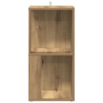 vidaXL Armoire d'angle chêne artisanal 33x33x67 cm bois d'ingénierie