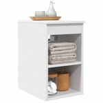 vidaXL Meuble de Salle de Bain In-between Blanc 30 x 44 5 x 50 cm