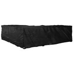 vidaXL Housse de salon de jardin en forme de L 16 œillets 285x285x70cm