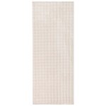 vidaXL Tapis de surface HUARTE Beige 200 x 80 cm Polyester