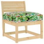 vidaXL Coussin pour assise de palette Multicolore 80 x 80 x 12 cm