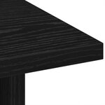 vidaXL Table de chevet avec tiroir 2 Pièces Chêne noir 41 x 40 x 45 cm