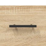 vidaXL Buffet chêne sonoma 69 5x34x90 cm bois d'ingénierie