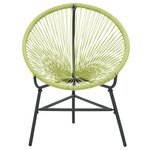 vidaXL Chaise de jardin Acapulco Résine tressée Vert