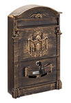Boîte aux lettres style rétro - classique Residencia D-2151/B Aluminium Bronze
