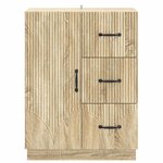 vidaXL Buffet Chêne Sonoma 66 x 34 5 x 87 cm Bois d'ingénierie