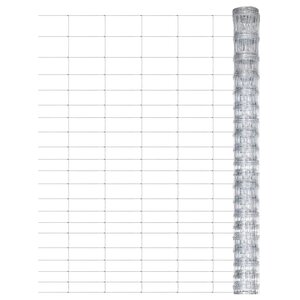 vidaXL Clôture de jardin Acier galvanisé 50x1 25 m Argenté