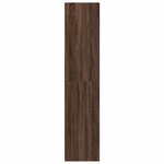 vidaXL Buffet haut chêne marron 40x41x185 cm bois d'ingénierie