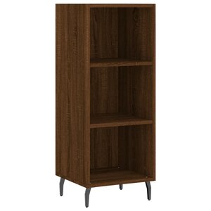 vidaXL Buffet chêne marron 34 5x32 5x90 cm bois d'ingénierie