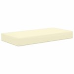 vidaXL Coussin de Siège d'Extérieur 100   polyester Crème