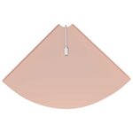 vidaXL Étagère Flottante d'Angle 2 pc Rose 30 x 30 x 2 cm