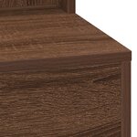 vidaXL Coiffeuse Chêne brun 100 x 41 x 135 cm Bois d'ingénierie