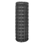 vidaXL Clôture euro Acier 25 x 1 m Gris