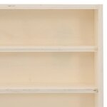 vidaXL Vitrine de collection en bois avec 6 étagères 80x8 5x55 cm