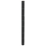 vidaXL Membrane anti-mauvaises herbes noir 1 5x200 m PP