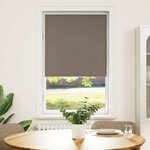 vidaXL Store enrouleur occultant café 70x150cm largeur du tissu 65 7cm