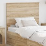 vidaXL Tête de lit Chêne Sonoma 80 cm Bois d'ingénierie