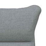 vidaXL Fauteuil relaxant Gris clair 69 x 74 x 93 cm tissu