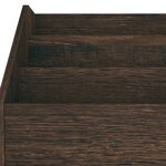 vidaXL Porte-revue pour enfants Chêne fumé Bois d’ingénierie