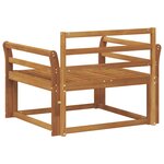 vidaXL Sofa de milieu extérieur Naturel