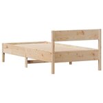 vidaXL Cadre de lit sans matelas 90x190 cm bois de pin massif